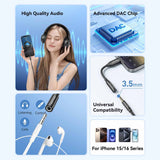 Adaptador Audio Vention Biiba Jack 3.5 Hembra Usb Tipo-C Macho 10cm Negro