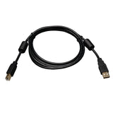 Tripp Lite U023-006 Cable Usb 2.0 A/B Con Atenuadores De Ferrita (M/M), 1.83 M [6 Pies]