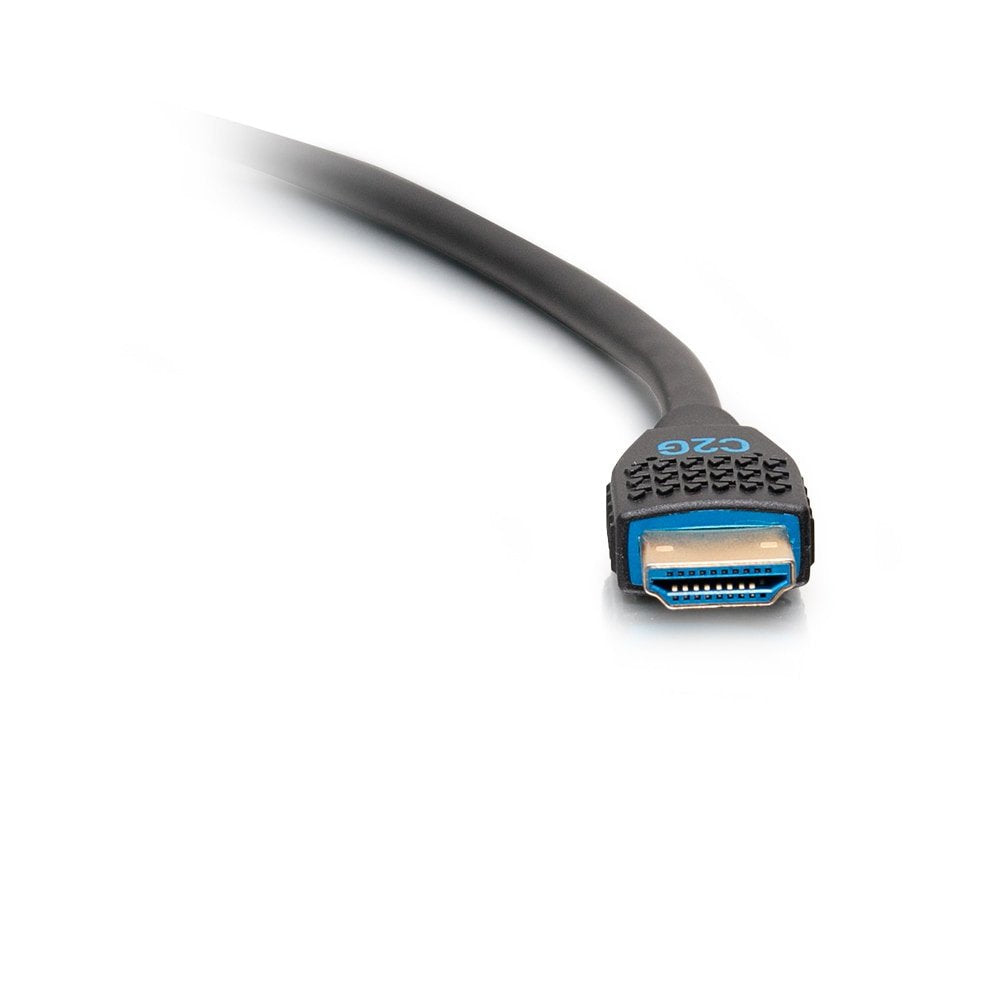 C2g 12ft Ultra Flexible 4k Active Hdmi Cable Gripping 4k 60hz In-Wall M/M Cable Hdmi Con Ethernet Hdmi Macho A Hdmi Macho 3.7 M Negro Activo Admite 4k60hz