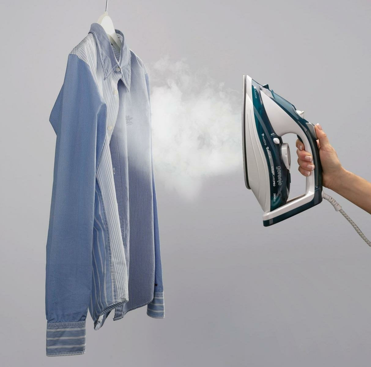 Plancha Gorenje Sih2800tqc   A Vapor Suela De Cerámica 2800 W Azul