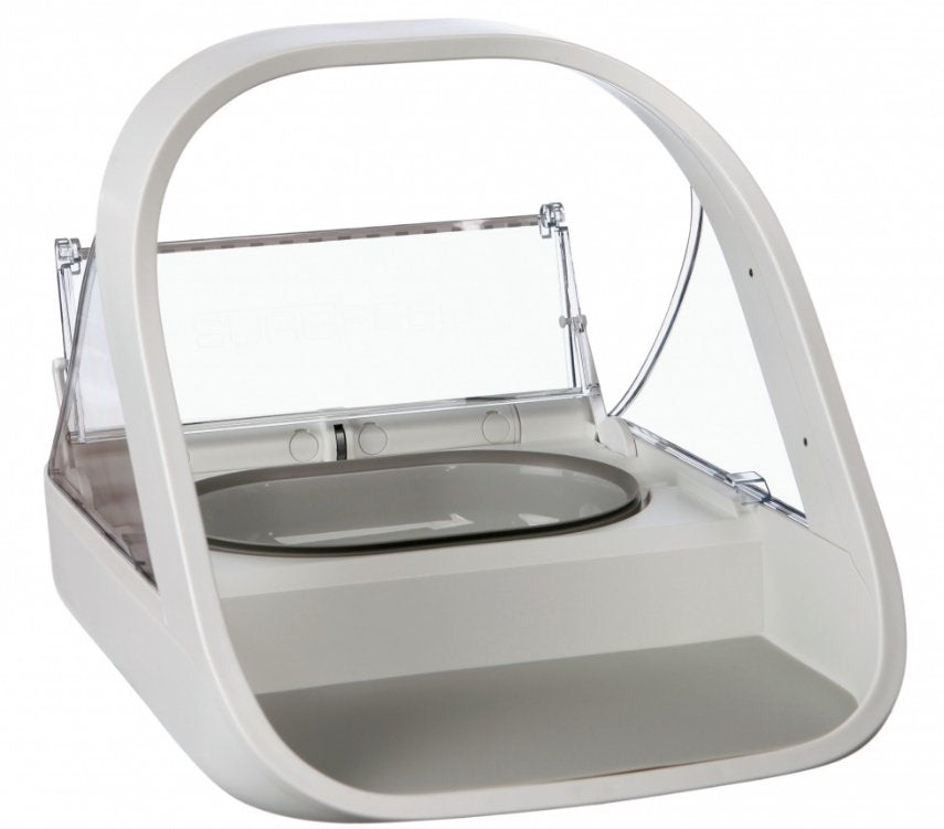 Trixie Surefeed Comedero Automático Para Mascotas De Plástico Blanco Perro