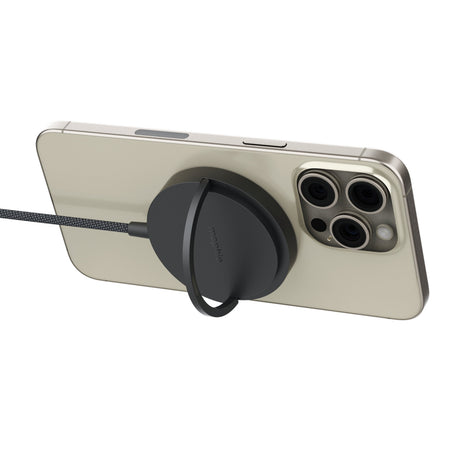 EAN 0840390330390 - mophie Qi2 Magnetic Charger Smartphone Negro USB Cargador inalámbrico Carga rápida Interior imagen 2