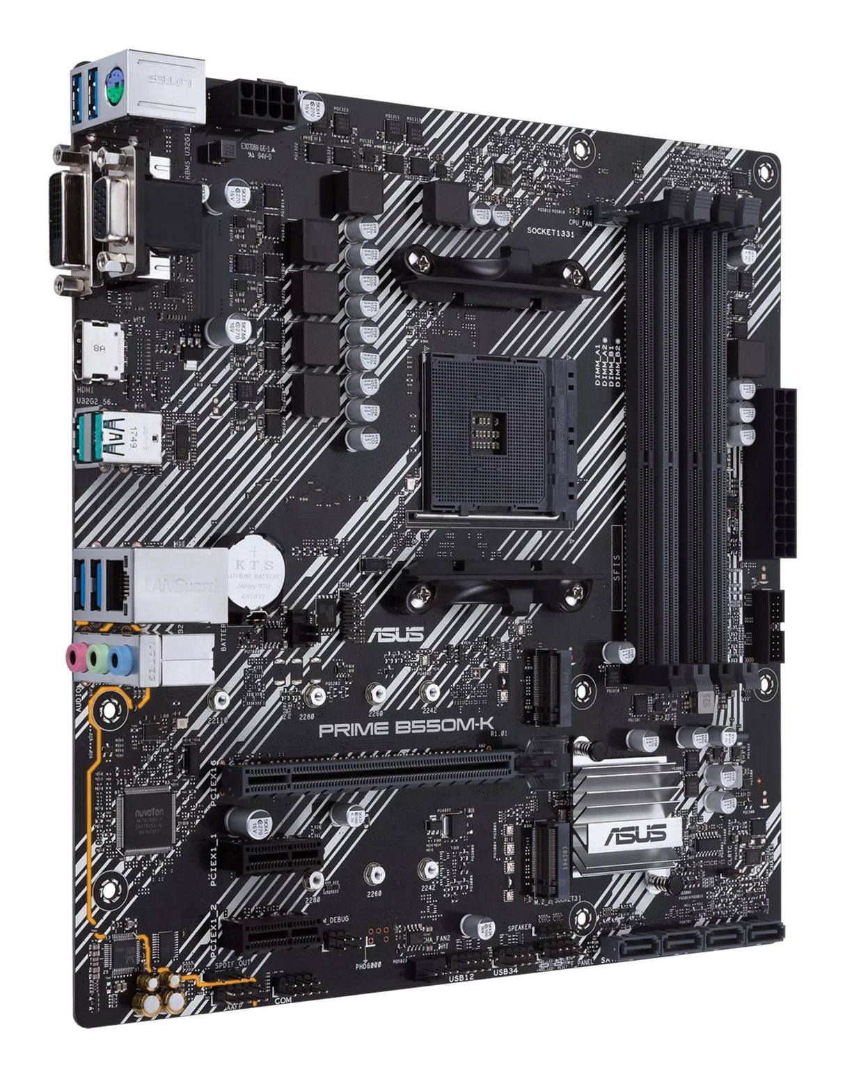 Placa Base Asus Am4 Prime B550m-K M-Atx/4xddr4/4xsata6/2xusb 3.2+4xusb 2.0 90mb14v0-M0eay0