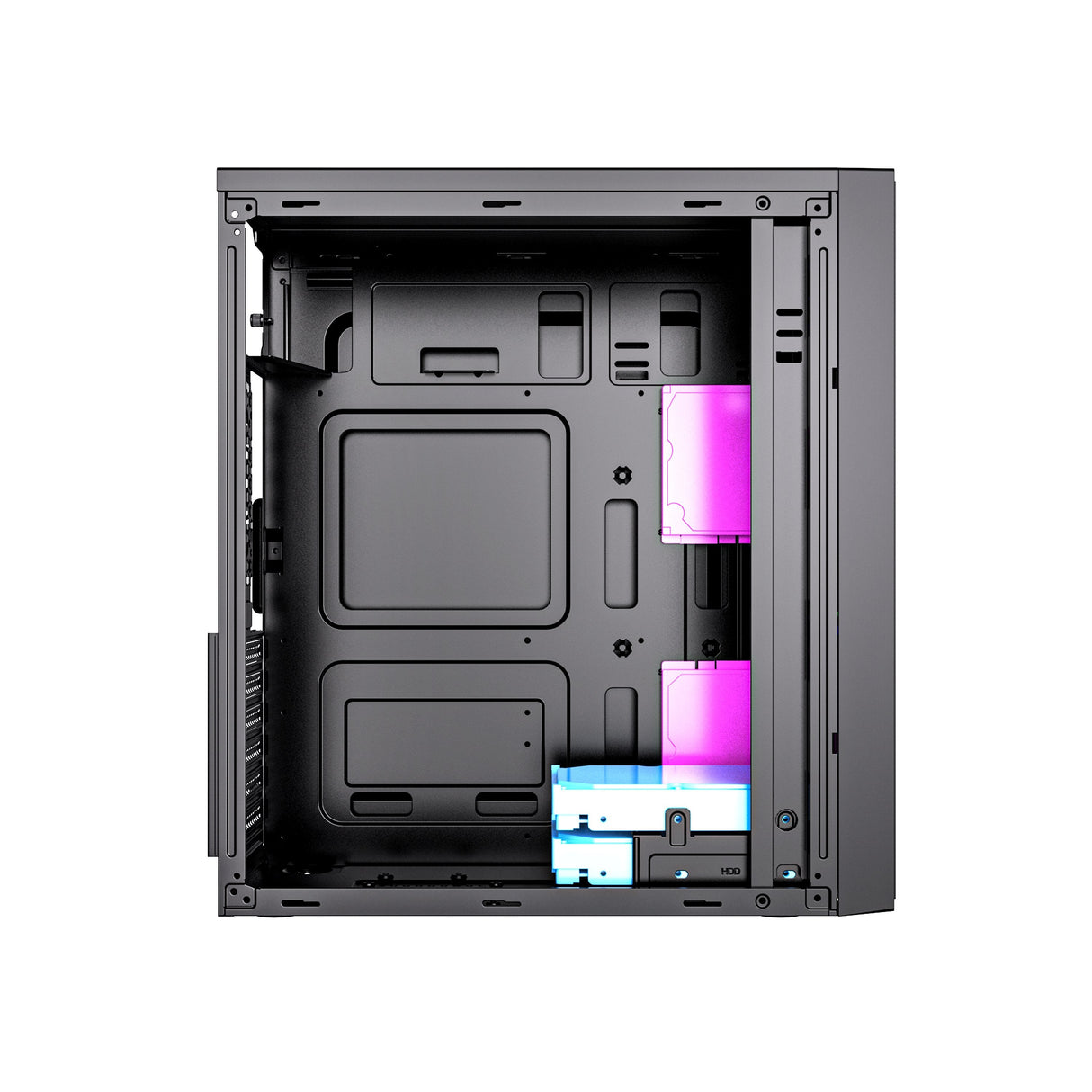 Caja Pc Gembird Ccc-Fc-M100b Gaming Fornax M100b, Ventiladores Azules