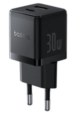 Palm Fast Charger C+U 30w Eu Cluster Black