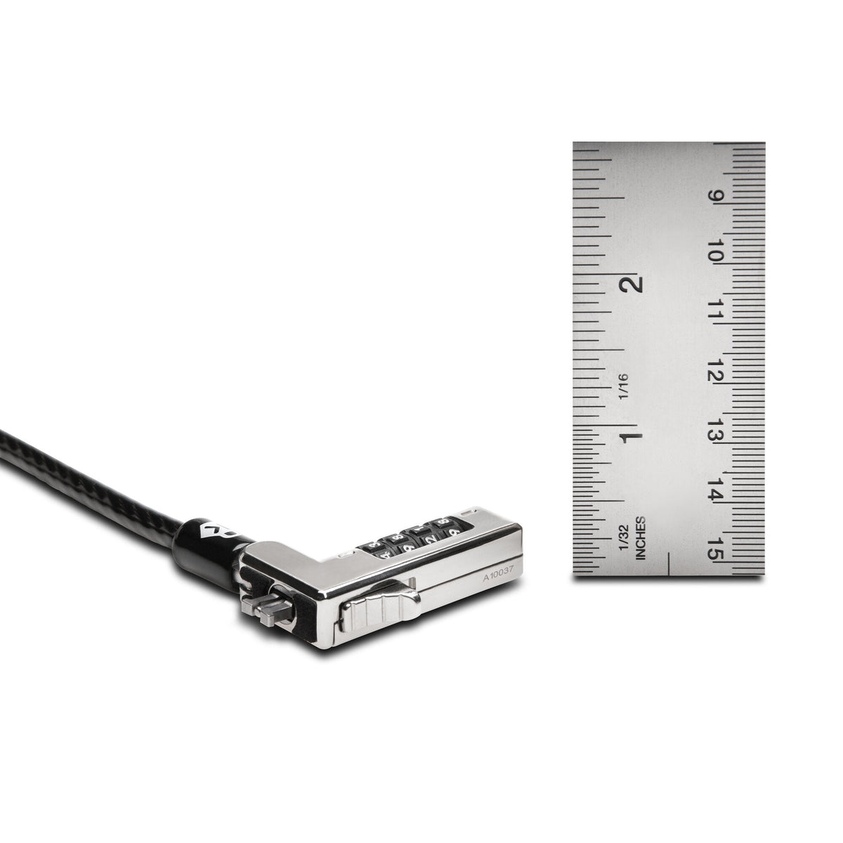 Kensington Candado Fino De Combinación Nanosaver® Para Portátiles, Seguridad Negro, 1,8 M, Kensington, Llave, Negro