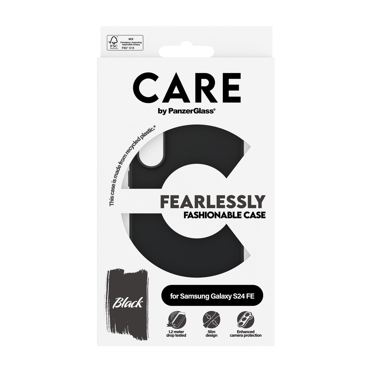 Panzerglass Care Fashionable Case Galaxy S24 Fe Schwarz