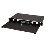 Logilink Fiber Optic Patch Panel 19" 1u, Sliding Type, Negro, Unloaded