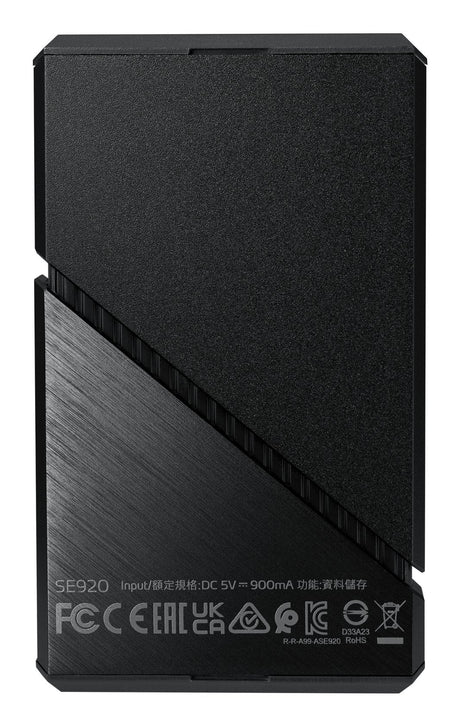 EAN 4711085939807 - ADATA SE920 Tecnología Thunderbolt (Rayo) 2 TB USB Tipo C 3.2 Gen 2 (3.1 Gen 2) Negro imagen 8