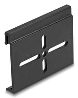 Delock Aluminio Montageclip Para Hutschiene 60,0 X 47,8 Mm Negro