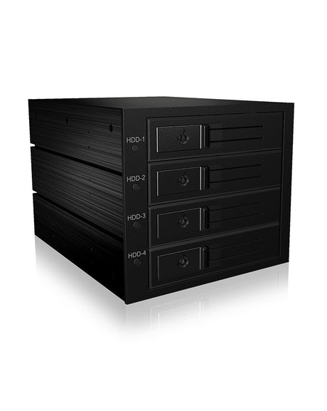 EAN 4250078161400 - ICY BOX IB-564SSK 3x 5,25" Bandeja para disco duro Negro imagen 1