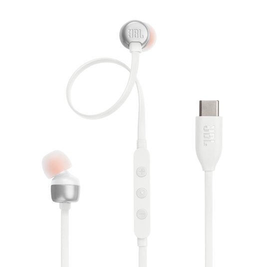 Jbl Tune 310c White Auriculares Inear Con Cable
