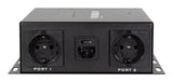 Logilink Pdu4s01 Unidad De Distribución De Energía (Pdu) 4 Salidas Ac Negro