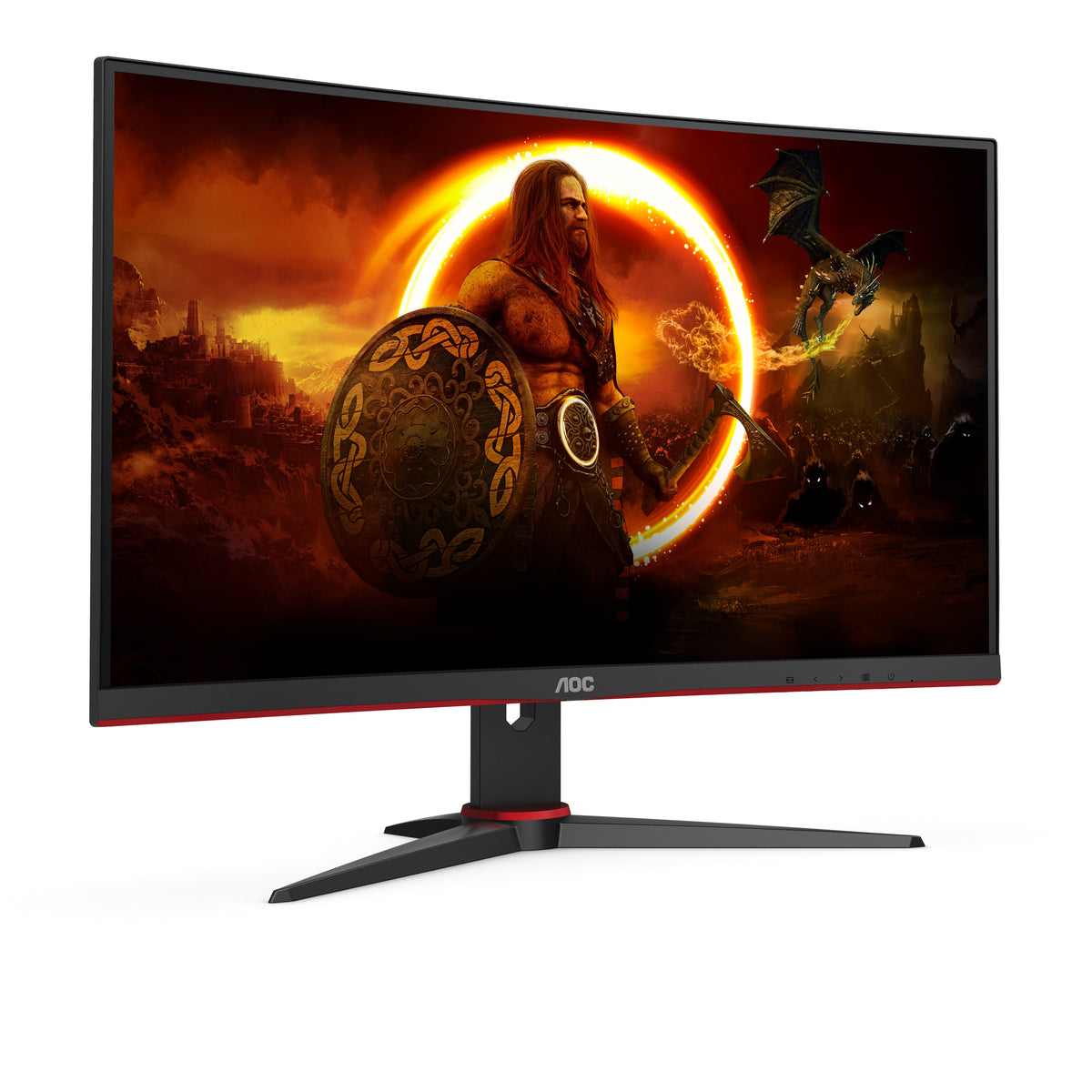 EAN 4038986187381 - AOC G2 C27G2ZE/BK pantalla para PC 68,6 cm (27") 1920 x 1080 Pixeles Full HD LED Negro, Rojo imagen 6
