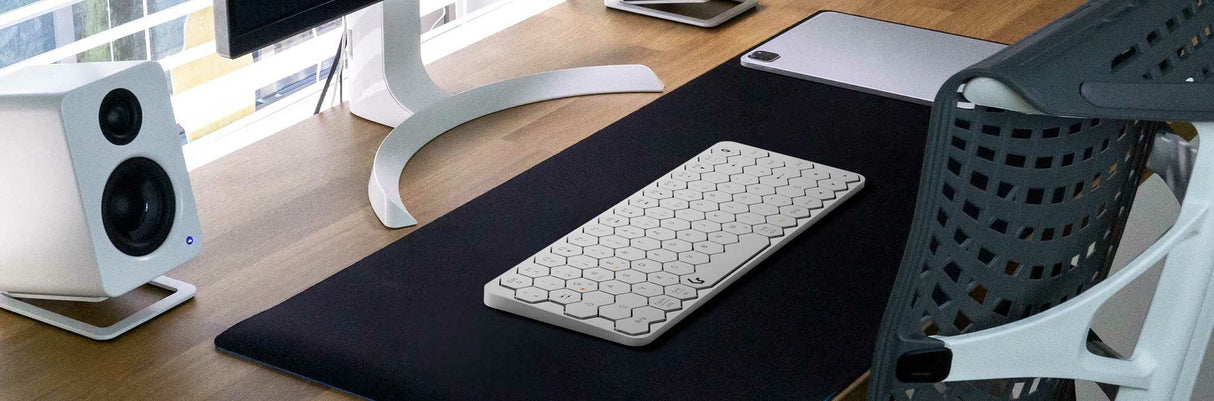 Keysonic Ksk-5020bt-S, Teclado Plateado Blanco, Disposición De, Membrana Tipo X 61010