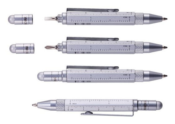 Troika Multi-Bolígrafo Liliput Tool Pen Gold Negro