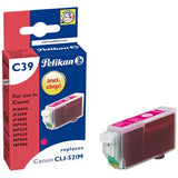 Tinta Pelikan Canon C39 Cli521 Ma Magenta Compatible