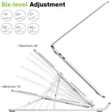 EAN 8059018364255 - Techly ICA-TBL 134TY soporte para ordenador portátil Plata 40,6 cm (16") imagen 7