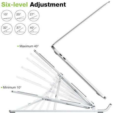 EAN 8059018364255 - Techly ICA-TBL 134TY soporte para ordenador portátil Plata 40,6 cm (16") imagen 7