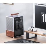 Jonsbo T6 Pc Carcasa, Mini-Tower, Mini-Itx, Tempered Glass, Madera - Plateado
