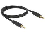 Delock Cable Stereo Jack 3.5 Mm 4 Pin Male  Male 1 M