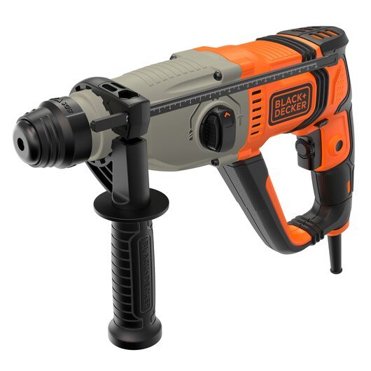 Black+Decker Behs02k-Qs, Martillo Perforador Negro/Naranja