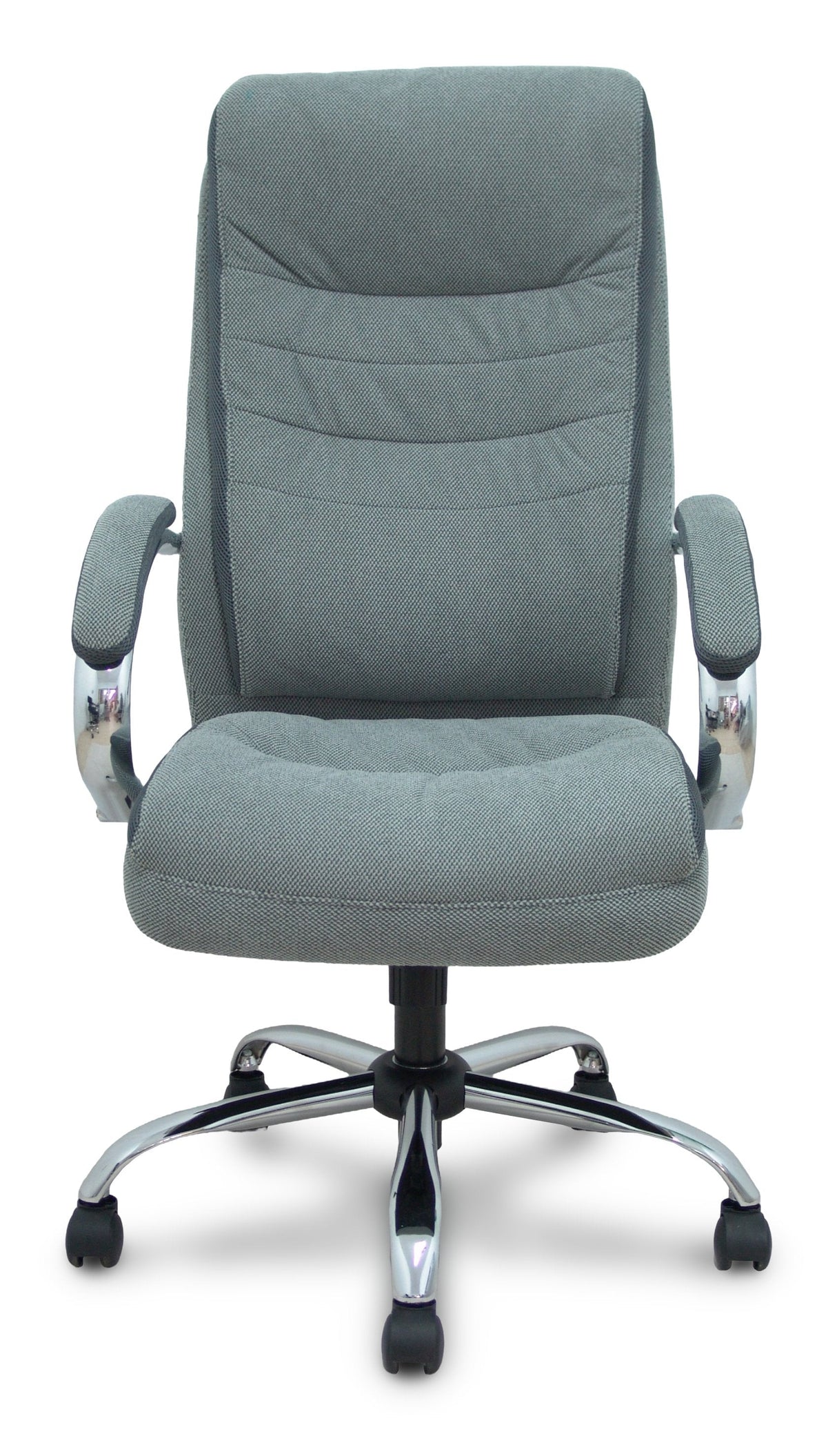 Piqueras Y Crespo Forol Sillon Opti533 Basculante Tapizado Tela Color Gris Base Cromo Ruedas Nailon
