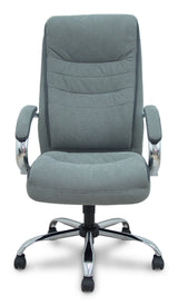 Piqueras Y Crespo Forol Sillon Opti533 Basculante Tapizado Tela Color Gris Base Cromo Ruedas Nailon