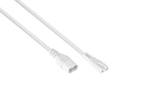 Cablemeimer Euro-Verläng. Mecker C8 An C7, Blanco, 1m