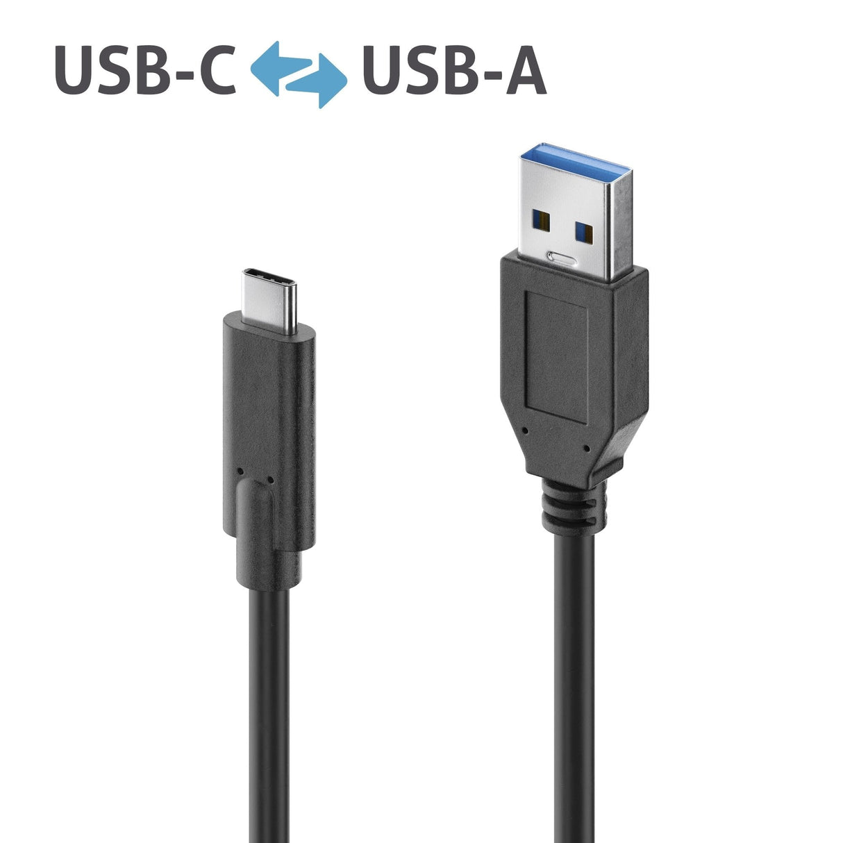 Cable Purelink Usb-C A Usb-A - 3.1 Gen 2, 3a, 10g - Iseries - Negro - 1,00 M