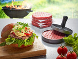 EAN 4006664894944 - GEFU 89494 prensador para hamburguesas Negro, Acero inoxidable Aluminio, Plástico, Acero inoxidable imagen 2