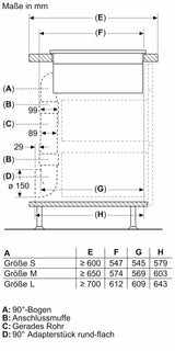 Bosch Home Set Pvq711ga7 Pvq711f15e + Hez9vdsb2, Placa De Cocción Independiente Negra, 70 Cm, Con Campana Extractora Integrada Pvq711ga7