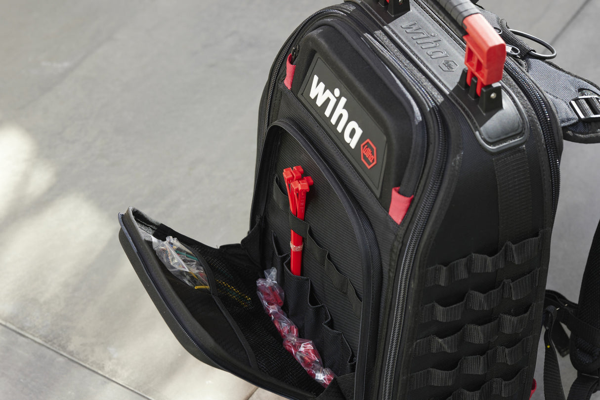 Mochila De Herramientas Wiha , Juego De Herramientas (Negro/Rojo, 43 Piezas, Con Mochila)