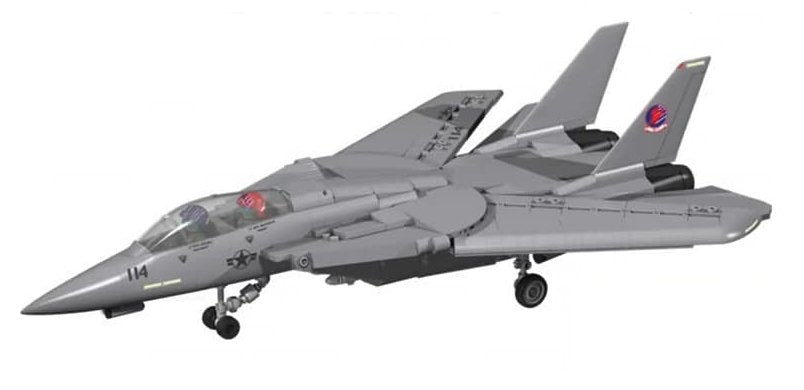 Juguete De Construcción Cobi Top Gun F-14a Tomcat