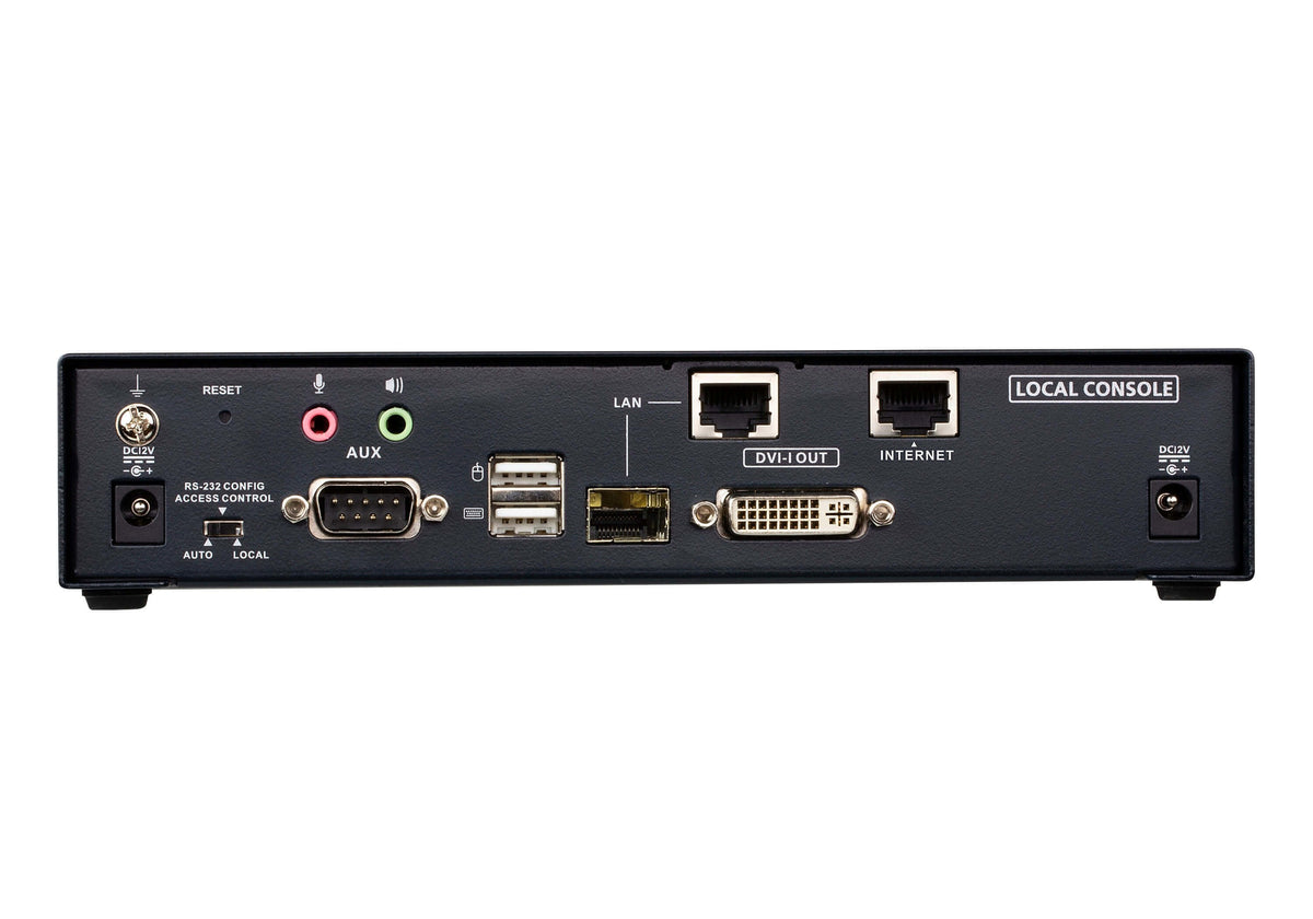 Aten Ke6900ait Extensor Kvm Transmisor Aten Transmisor De Kvm Dvi-I A Través De Ip De Una Sola Pantalla Con Acceso A Internet (Ke6900ait-Ax-G)