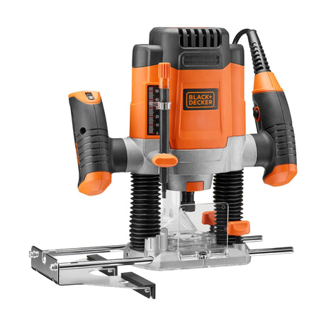 EAN 5035048658291 - Black & Decker KW1200EKA-QS fresadora y desbastadora Negro, Gris, Naranja imagen 2