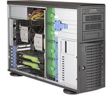 Barebone Server 4 U Tower Dual 3647 8 Hot-Swap 3.5" 1200w Redundant Platino Superworkstation 7049a-T