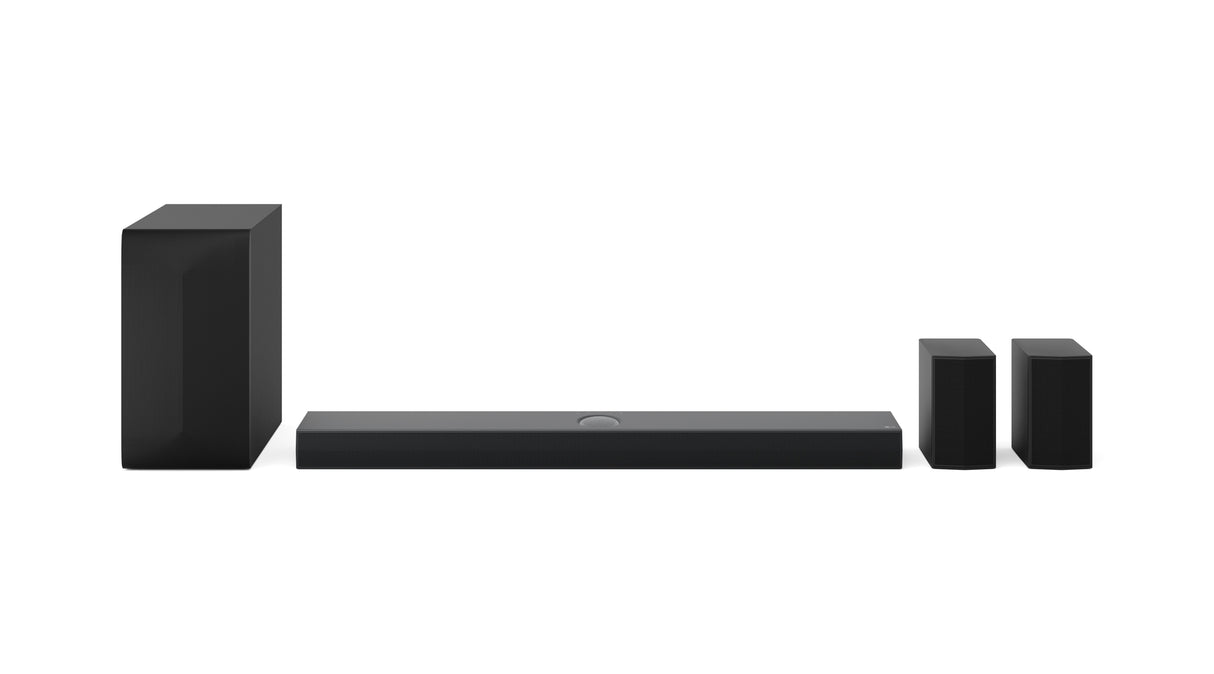 Barra De Sonido Lg S70tr Black   Con Subwoofer Inalámbrico Y Traseros 500w 5.1.1ch