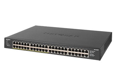 Netgear Gs348pp Switch 48 Puertos Gigabit Ethernet (10/100/1000) Negro Energía Sobre Ethernet (Poe)