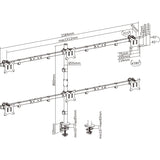 Inline® Desk Bracket For 6x Tv / Led / Tft Display Up A 81cm 32" Max. 7kg Negro