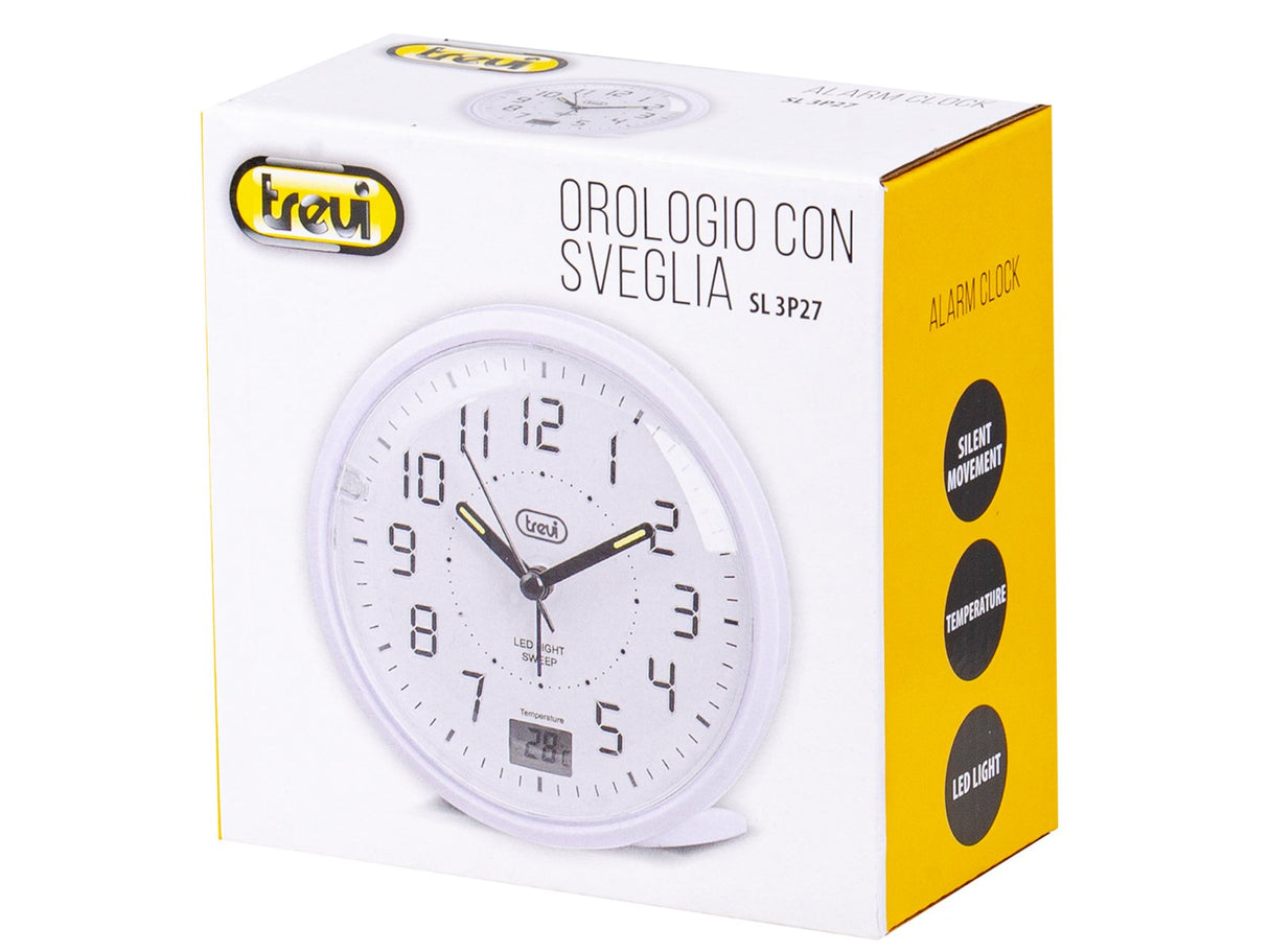 Despertador Trevi Sl3p27 Termómetro Blanco