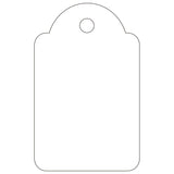 Apli Etiquetas Colgantes Blancas 22 X 35mm 500 U.