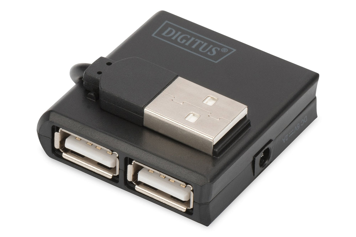 Digitus Hub 4 Puertos Usb 2.0 Negro  Da-70217