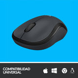 Logitech Raton M220 Silent Inalambrico Negro 910-004878