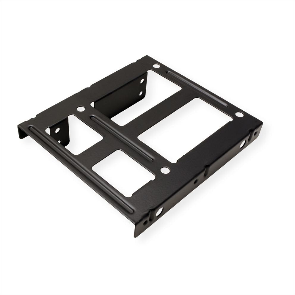 Roline Montageadapter, 3,5 Zoll Rahmen Fr 2x 2.5 Hdd Ssd, Metall, Schwarz
