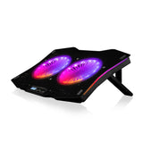 Soporte De Refrigeración Para Portátil Negro Modecom Cf18 Rgb Silent Fan