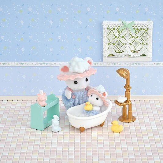 Epoch Sylvanian Families - Marshmallow Mäuse Badespass Juego 5805