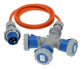 Brennenstuhl Extensión.-Cable Cee 3 Vías Distribuidor 16a 2m