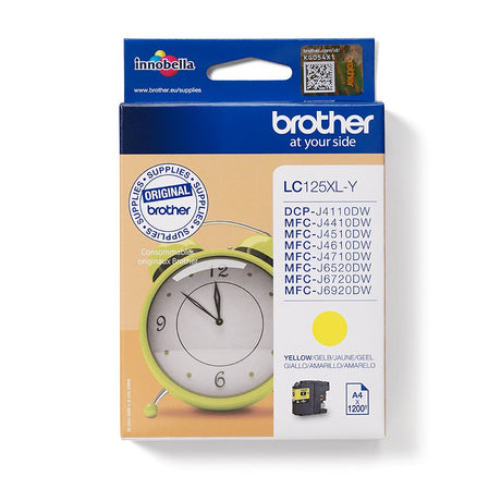 EAN 4977766713962 - Brother LC-125XLY cartucho de tinta 1 pieza(s) Original Amarillo imagen 1