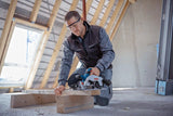 Sierra Circular A Batería Bosch Professional Gks 18v-57-2 Professional Azul/Negro, 2 Baterías Li-Ion Procore18v 5,5ah, En L-Boxx